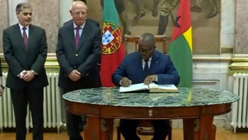O presidente da Guiné-Bissau termina hoje visita de Estado a Portugal