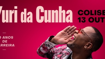Cantor angolano Yuri da Cunha atua dia 13 no Coliseu dos Recreios em Lisboa