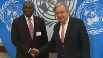 Angola – Mensagem do Presidente da República entregue ao Secretário-Geral da ONU