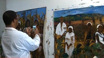 Artista são-tomense divulga a história e a cultura do país através da arte