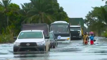 Angola – Mais de duas mil casas inundadas após a subida do caudal do Rio Longa