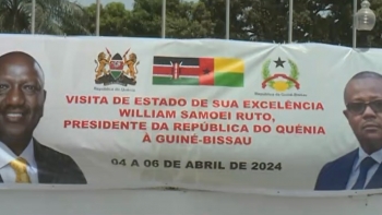 Guiné-Bissau – Presidente queniano visita o país para estreitar laços de amizade