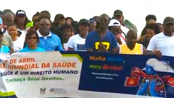São Tomé e Príncipe assinala Dia Mundial da Saúde e Dia Internacional do Desporto com uma marcha