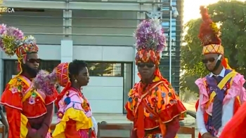 Praça da Independência na cidade de São Tomé acolheu pela primeira vez o Auto de Floripes