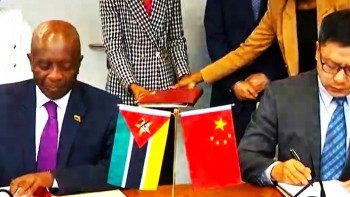 Moçambique – Governo e petrolífera estatal chinesa assinam acordo de exploração de petróleo