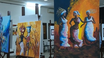 São Tomé e Príncipe – Alunos da Escola Portuguesa e do Liceu Nacional realizam exposição de pintura