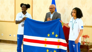 Cabo Verde – Delegação olímpica recebida pelo Presidente da República