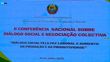 Moçambique – PR defende melhorias no diálogo social entre trabalhadores e patrões