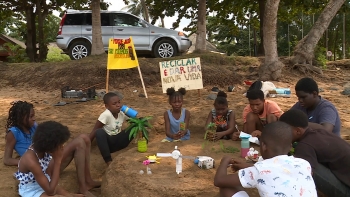 Imagem de São Tomé e Príncipe – Crianças aproveitam curso de férias para mostrarem preocupação com o ambiente