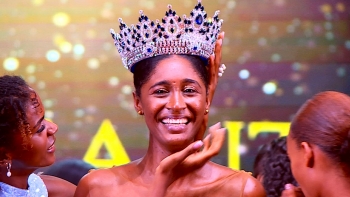 Imagem de Akyssana da Veiga coroada Miss Cabo Verde e vai representar o país no Japão