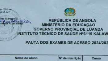 Imagem de Angola – Admissão aos institutos politécnicos com elevado nível de reprovação