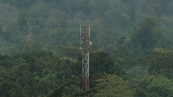 Imagem de Sinal da rede móvel na ilha de São Tomé reforçado com mais uma antena no centro do país