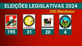 Moçambique – FRELIMO foi o partido mais votado nas eleições legislativas