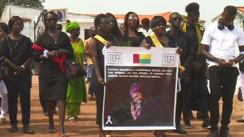 Dina Adão sepultada no Cemitério Municipal de Bissau, com honras e homenagens