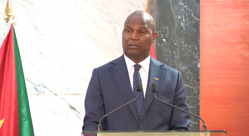 Imagem de Presidente de Moçambique em visita de Estado à Guiné-Bissau a 16 e 17 de julho