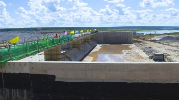 Imagem de Angola – Obras da barragem do Ndue, no Cunene, com 86% de execução 
