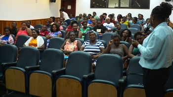 Imagem de São Tomé e Príncipe – Projeto de Proteção Social e Recuperação da Covid-19 ouve mães carenciadas