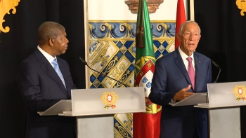 Imagem de Visita oficial do chefe de Estado angolano a Portugal começou esta manhã no Palácio de Belém