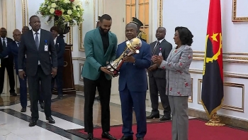 Imagem de Angola – Campeões do Afrobasket 2025 recebidos no Palácio Presidencial